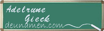 Adelrune Gieck Visitenkarte